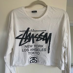 Stussy longsleeve crop